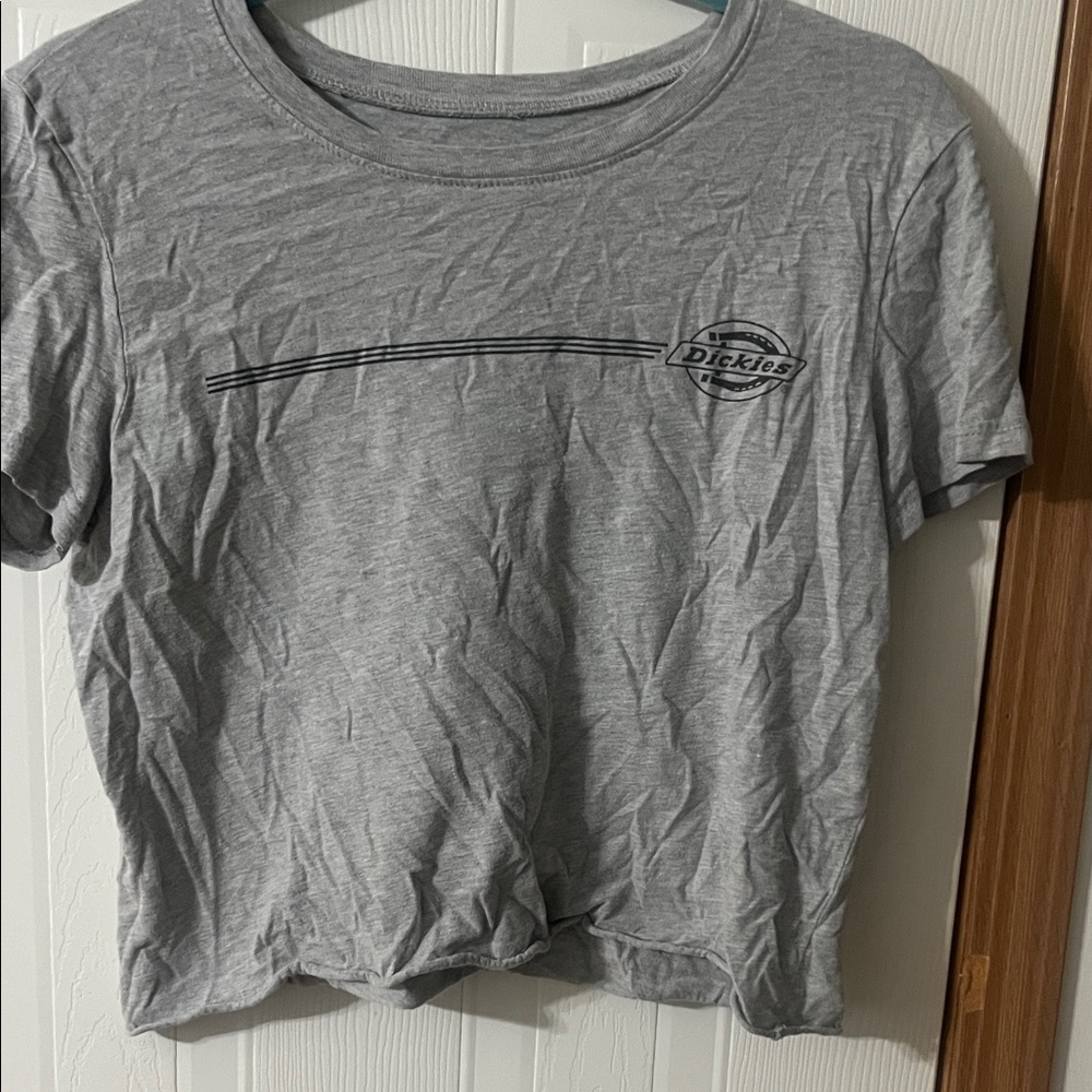 Dickies Heather Gray Logo Tee